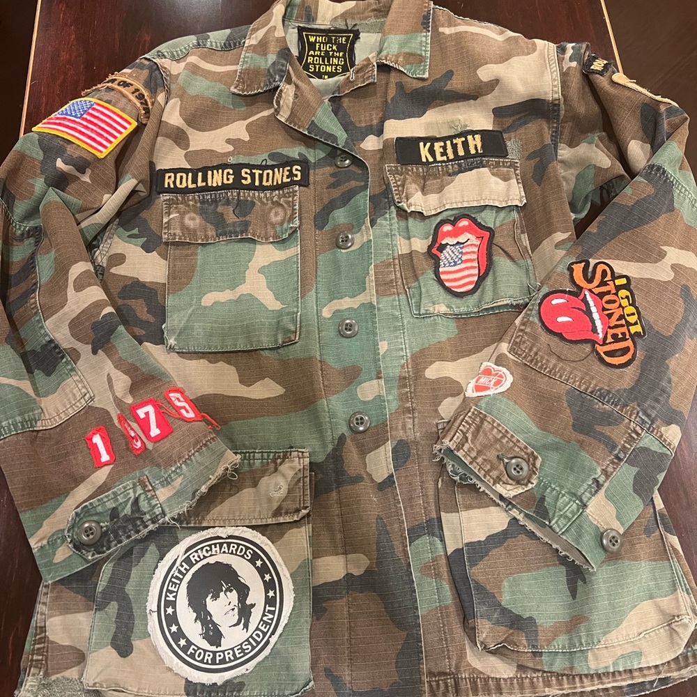 MadeWorn Rolling Stones Jacket! Rare + Sold out
